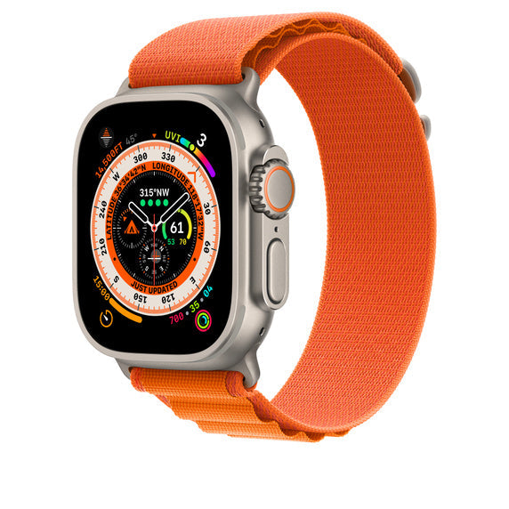 Compatible with Apple Watch Band 49mm Orange Alpine Loop