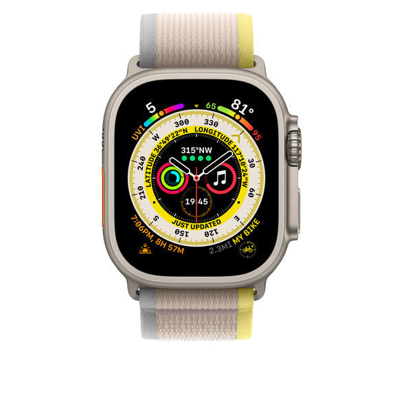 Compatible with Apple Watch Band 49mm Yellow/Beige Trail Loop