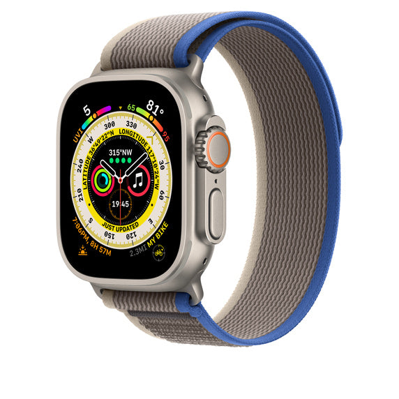 Compatible with Apple Watch Band 49mm Blue/Gray Trail Loop