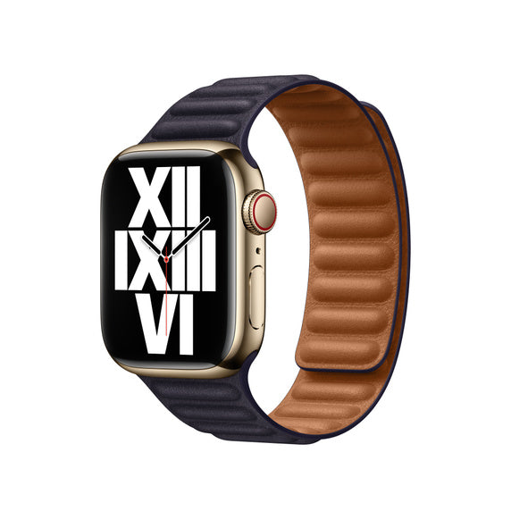 Compatible with Apple Watch Band 41mm Ink Leather Link