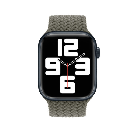 Compatible with Apple Watch Band 41mm Olive Braided Solo Loop