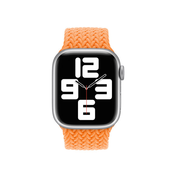 Compatible with Apple Watch Band 41mm Bright Orange Braided Solo Loop