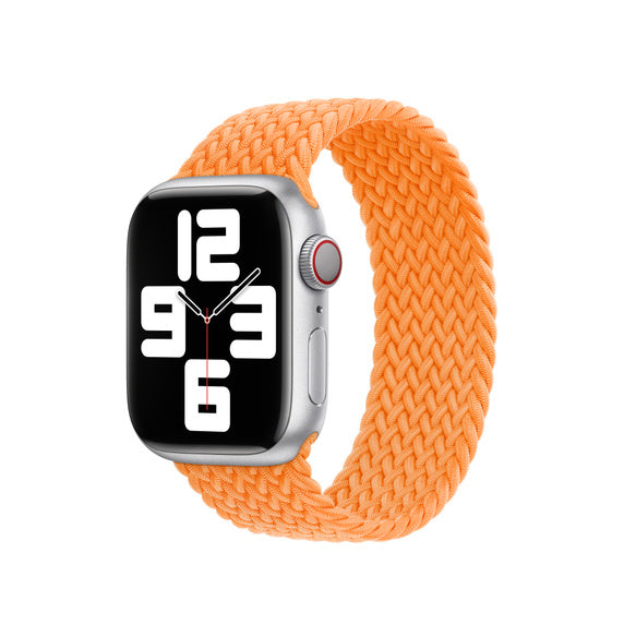 Compatible with Apple Watch Band 41mm Bright Orange Braided Solo Loop