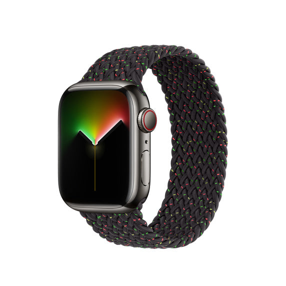 Compatible with Apple Watch Band 41mm Black Unity Braided Solo Loop