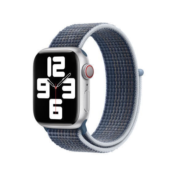 Compatible with Apple Watch Band 41mm/45mm Storm Blue Sport Loop