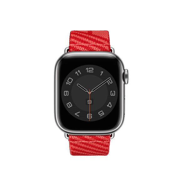 Compatible with Apple Watch 41mm Rose Texas/Rouge Piment Jumping Single Tour