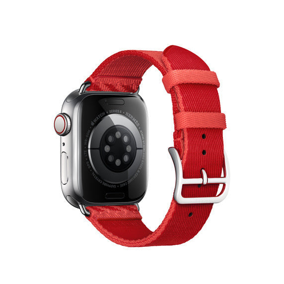 Compatible with Apple Watch 41mm Rose Texas/Rouge Piment Jumping Single Tour