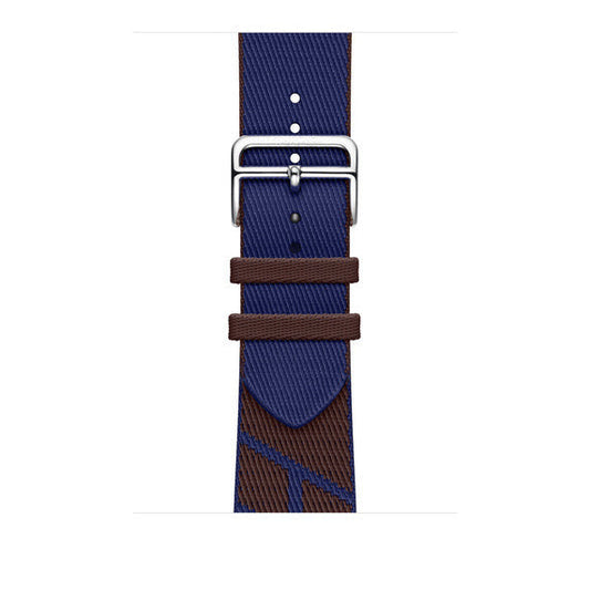 Compatible with Apple Watch 45mm Rouge Sellier/Bleu Saphir Jumping Single Tour