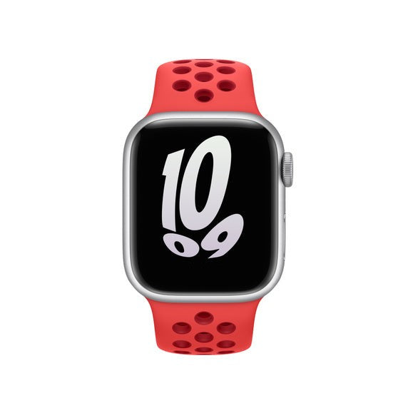 Compatible with Apple Watch Band 41mm Bright Crimson/Gym Red Sport Band