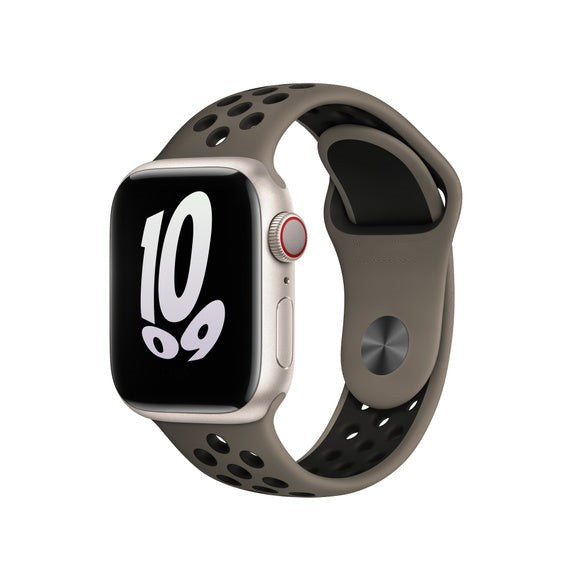 Compatible with Apple Watch Band 45mm Olive Grey/Black Sport Band