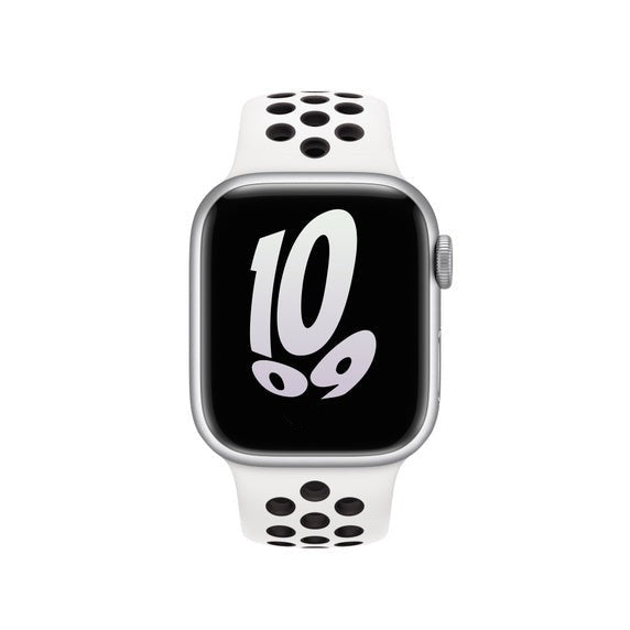 Compatible with Apple Watch Band 45mm Summit White/Black Sport Band