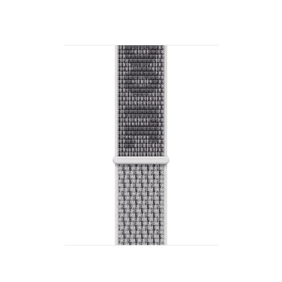 Compatible with Apple Watch Band 41mm/45mm Summit White/Black Sport Loop