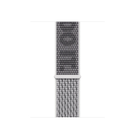 Compatible with Apple Watch Band 41mm/45mm Summit White/Black Sport Loop