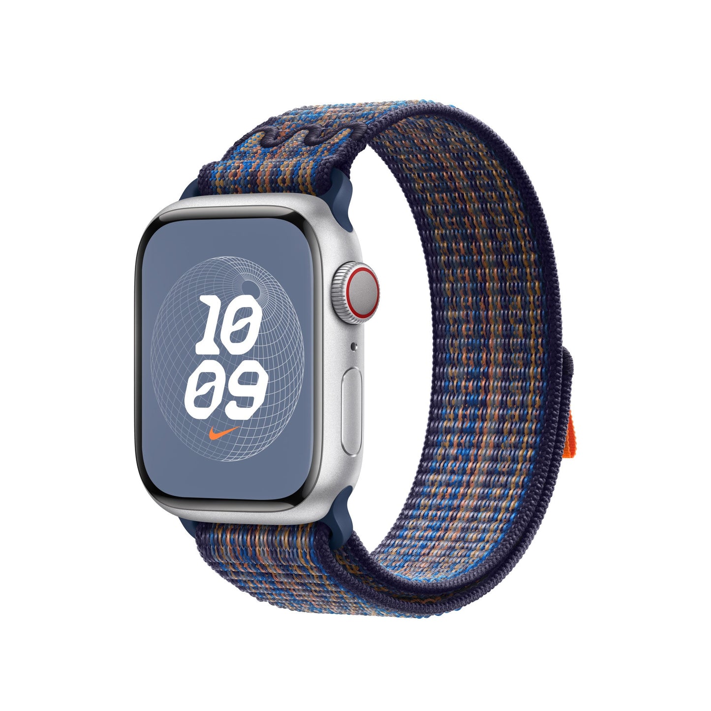 Compatible with Apple Watch Band Game Royal/Orange Nike Sport Loop