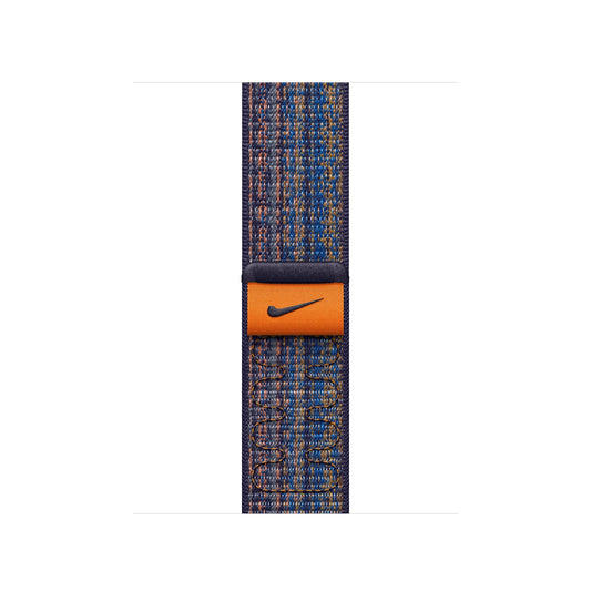 Compatible with Apple Watch Band Game Royal/Orange Nike Sport Loop