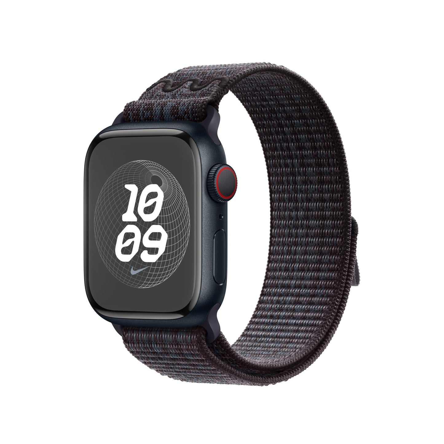 Compatible with Apple Watch Band Black/Blue Nike Sport Loop