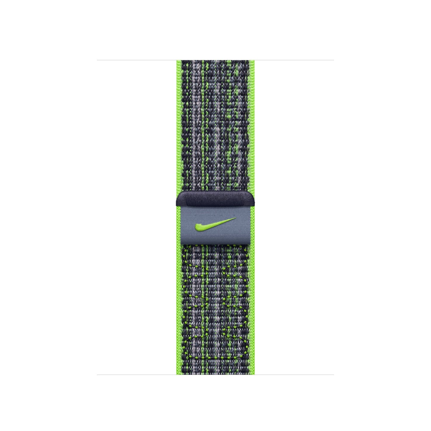 Compatible with Apple Watch Band Bright Green/Blue Nike Sport Loop