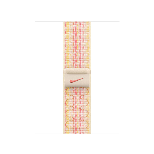 Compatible with Apple Watch Band Starlight/Pink Nike Sport Loop