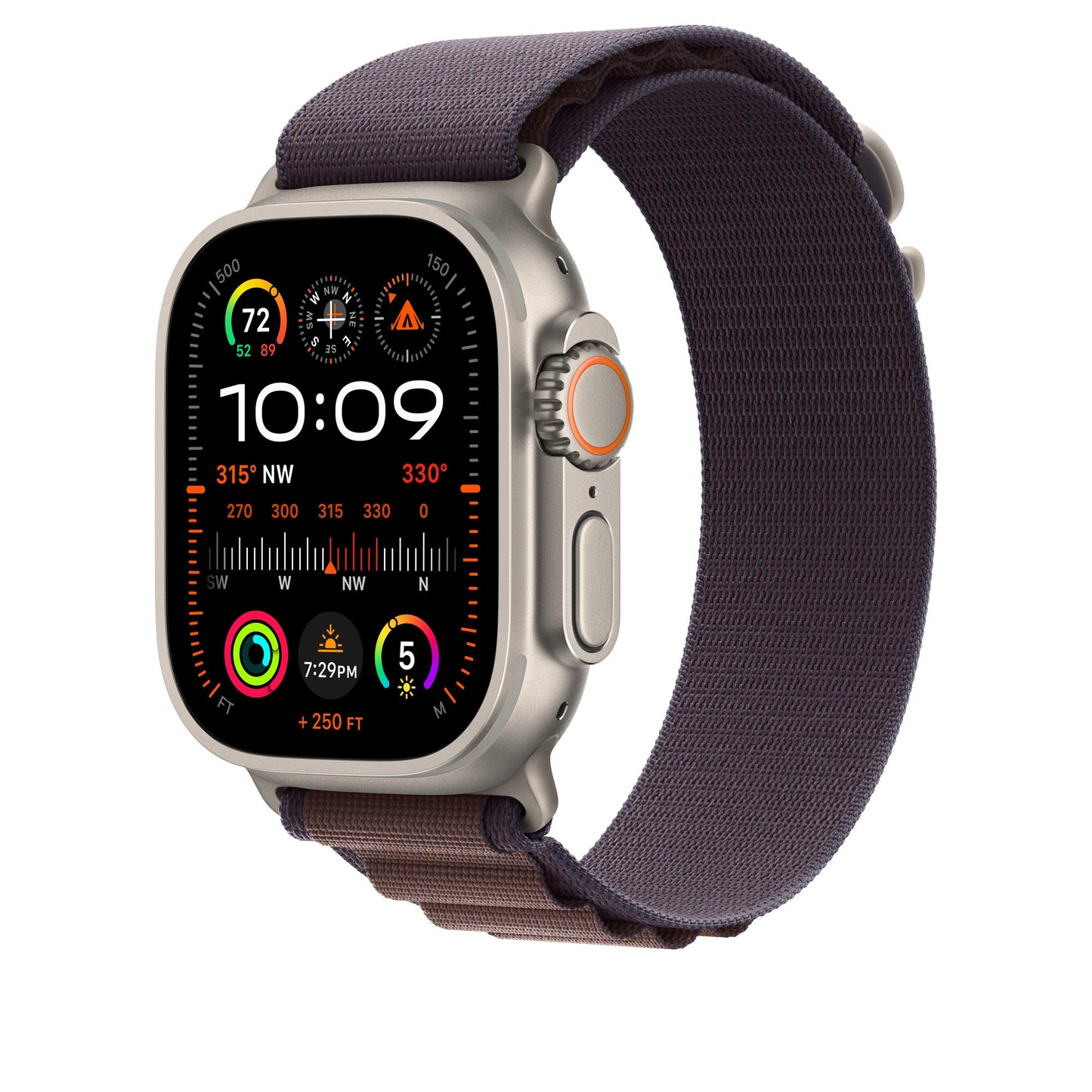 Compatible with Apple Watch Band 49mm Indigo Alpine Loop