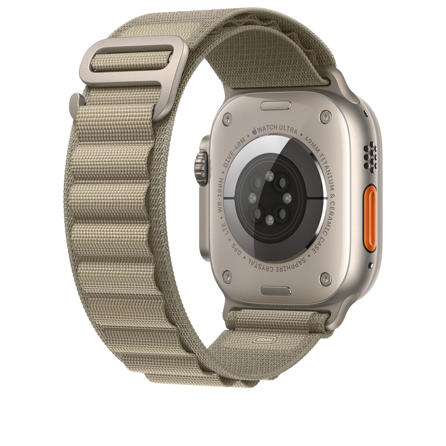 Compatible with Apple Watch Band 49mm Olive Alpine Loop