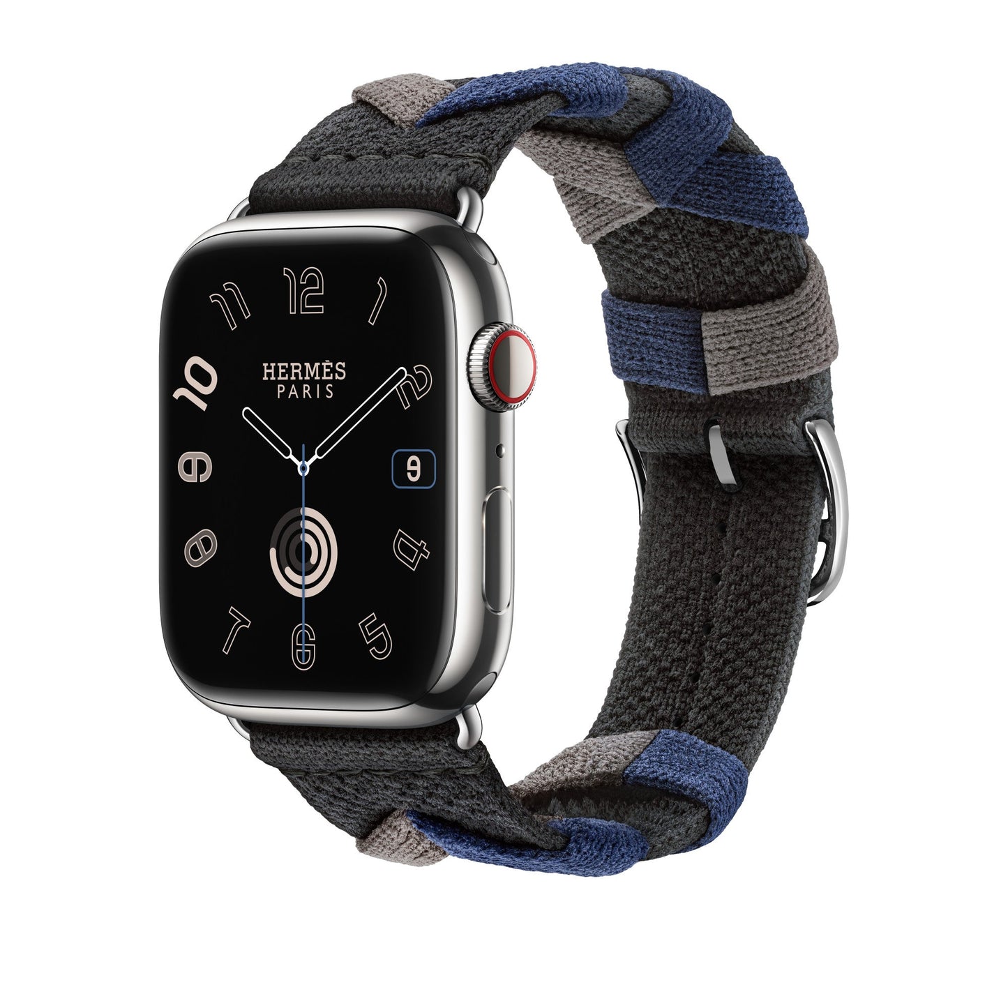 Compatible with Apple Watch Band  Noir Bridon Single Tour