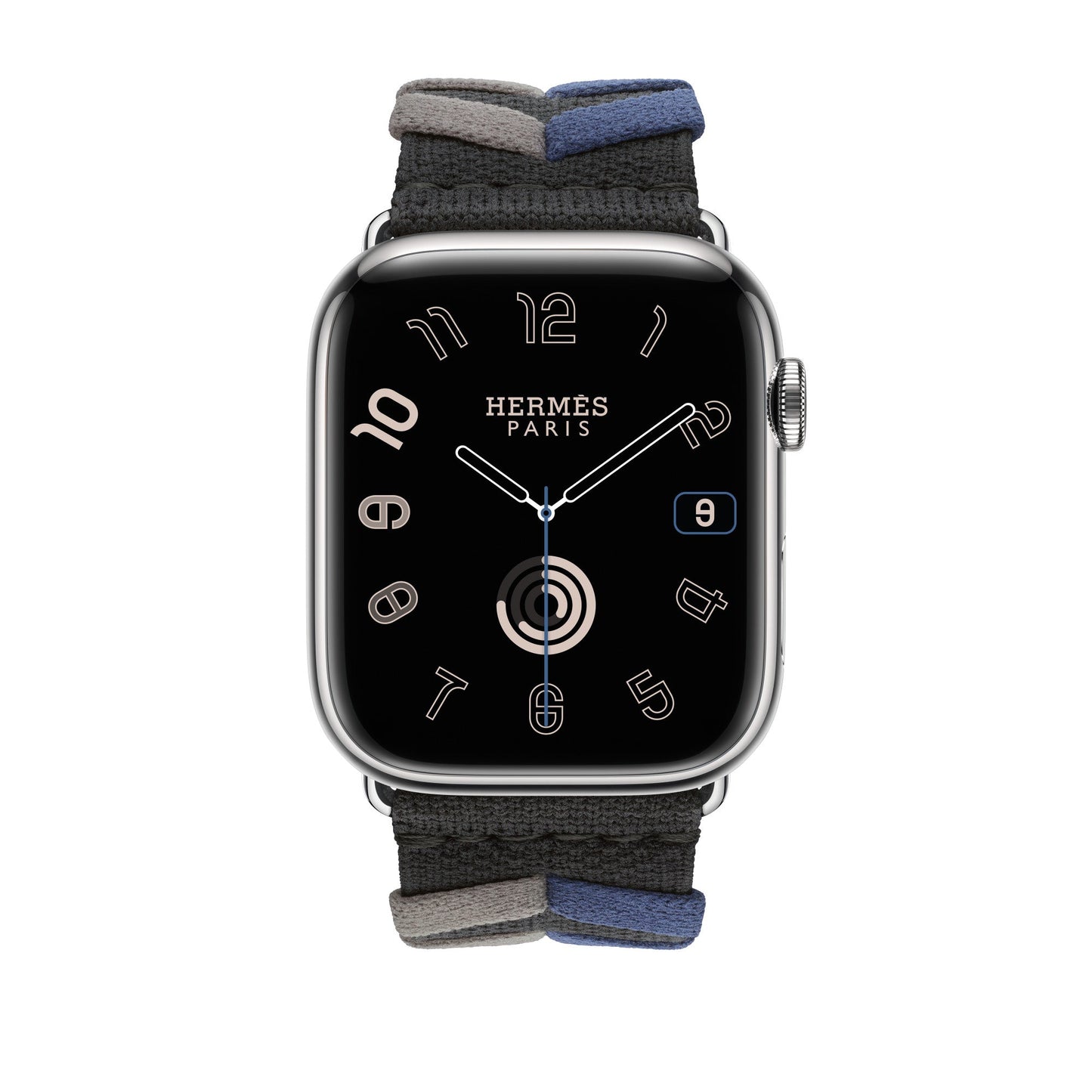 Compatible with Apple Watch Band  Noir Bridon Single Tour