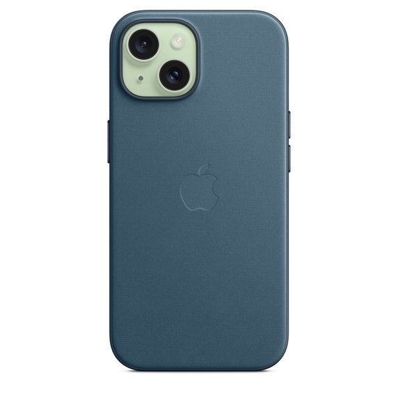 iPhone 15 FineWoven Case with MagSafe - Pacific Blue