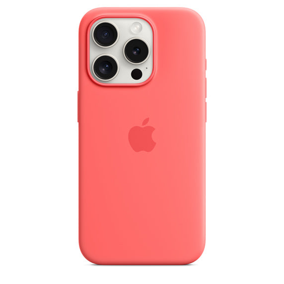 iPhone 15 Pro Silicone Case with MagSafe - Guava