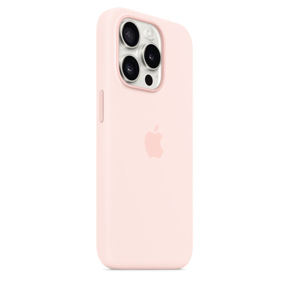 iPhone 15 Pro Silicone Case with MagSafe - Light Pink