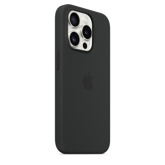 iPhone 15 Pro Silicone Case with MagSafe - Black