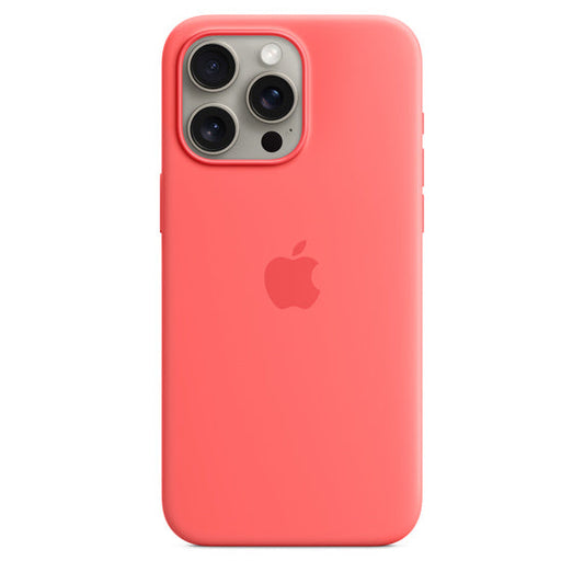 iPhone 15 Pro Max Silicone Case with MagSafe - Guava