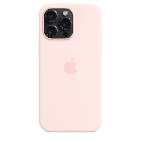 iPhone 15 Pro Max Silicone Case with MagSafe - Light Pink