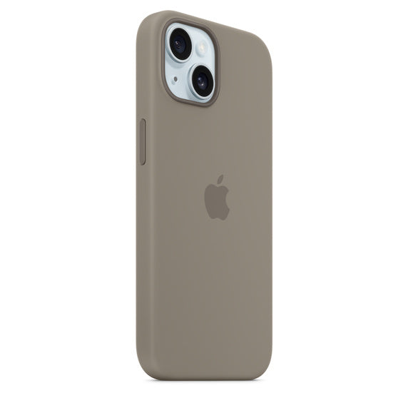 iPhone 15 Silicone Case with MagSafe - Clay