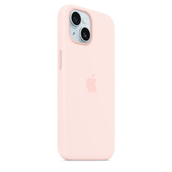 iPhone 15 Silicone Case with MagSafe - Light Pink