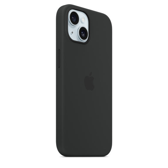 iPhone 15 Silicone Case with MagSafe - Black