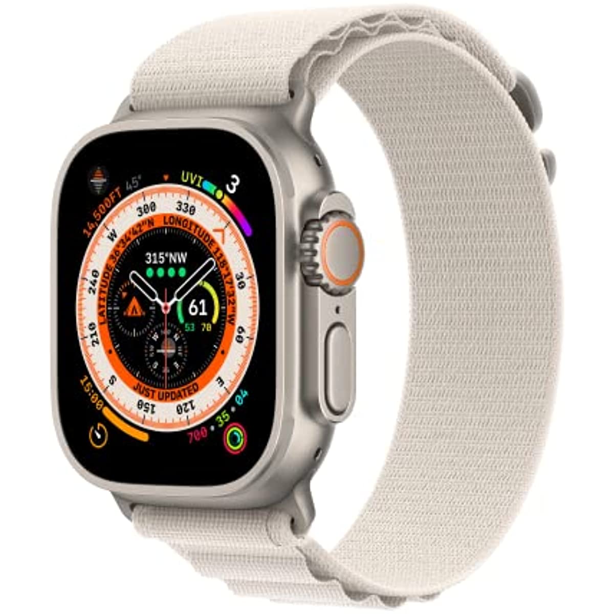 Compatible with Apple Watch Band - Alpine Loop (49mm) - Starlight - Medium