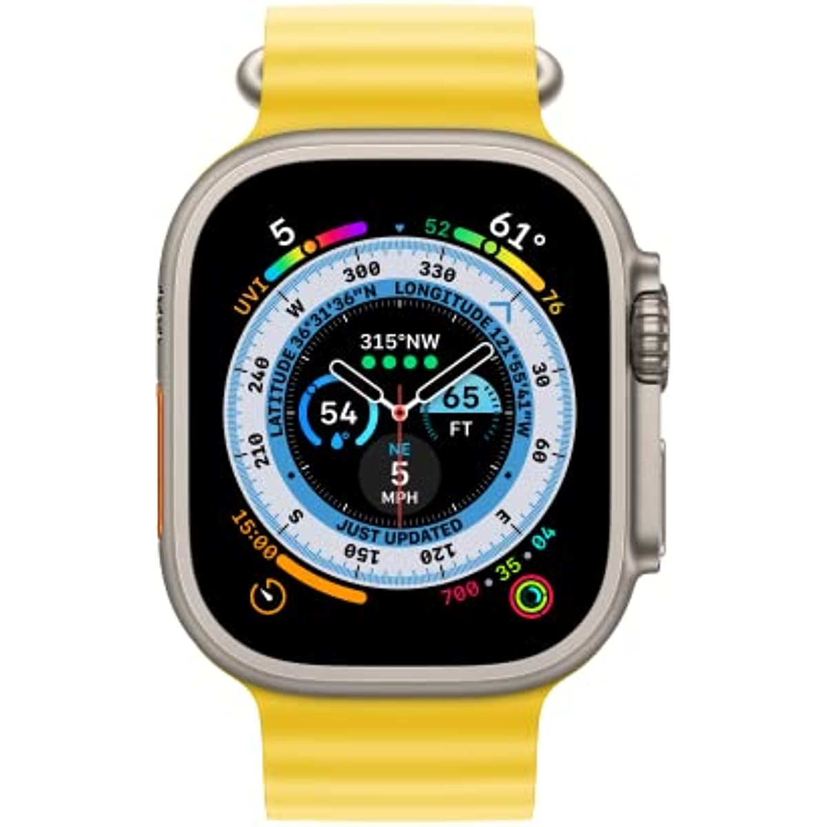 Compatible with Apple Watch Band - Ocean Band (49mm) - Yellow - Regular