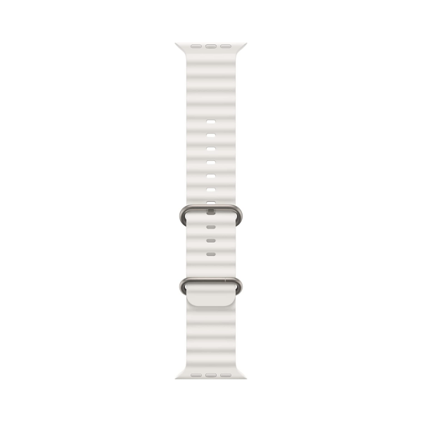 Compatible with Apple Watch Band - Ocean Band (49mm) - White - Regular