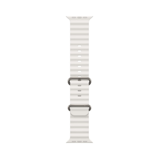 Compatible with Apple Watch Band - Ocean Band (49mm) - White - Regular