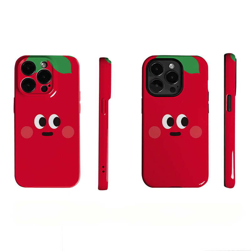 Casezly Cute Tomato Art Minimalist iPhone 14 Pro Max/13/11 Case