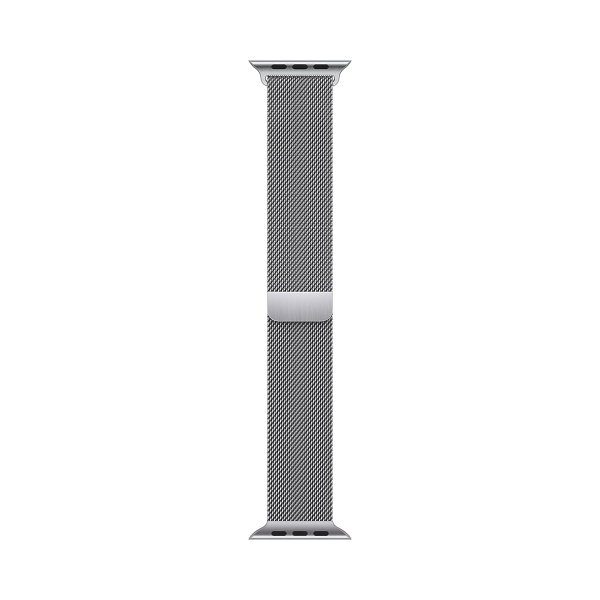 Compatible with Apple Watch Band - Milanese Loop (45mm) - Silver