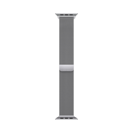 Compatible with Apple Watch Band - Milanese Loop (45mm) - Silver