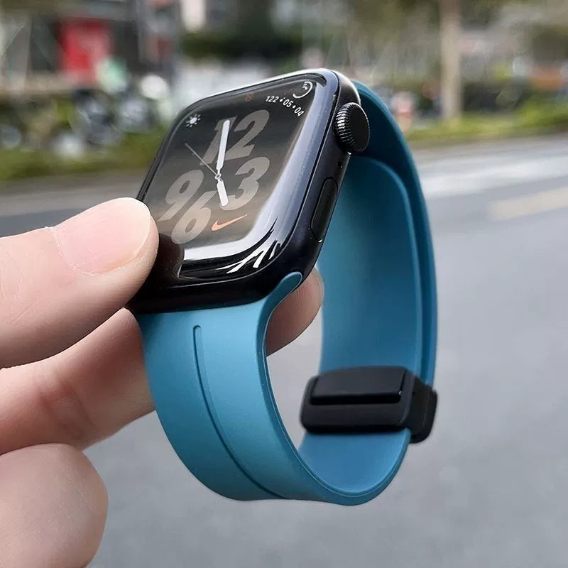 Casezly Silicone Sport Band for Apple Watch - Magnetic Buckle