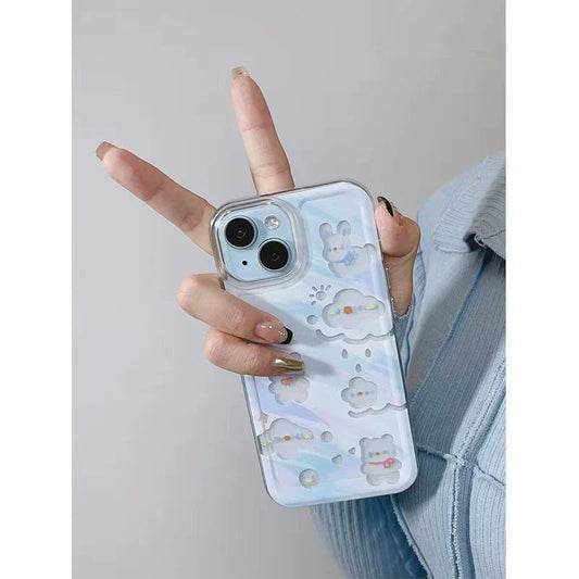 Casezly Cloudy Milky Clouds iPhone 15/14 Pro Max Case 12 Apple 13