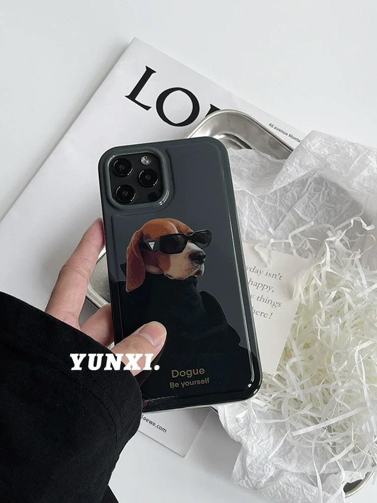 Casezly Cool Dog Design iPhone 15 Pro Max 13 Case 11 New 12 Niche Plus