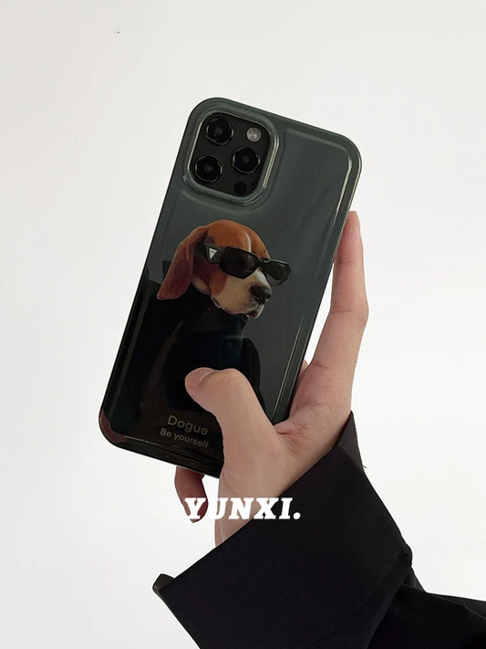 Casezly Cool Dog Design iPhone 15 Pro Max 13 Case 11 New 12 Niche Plus