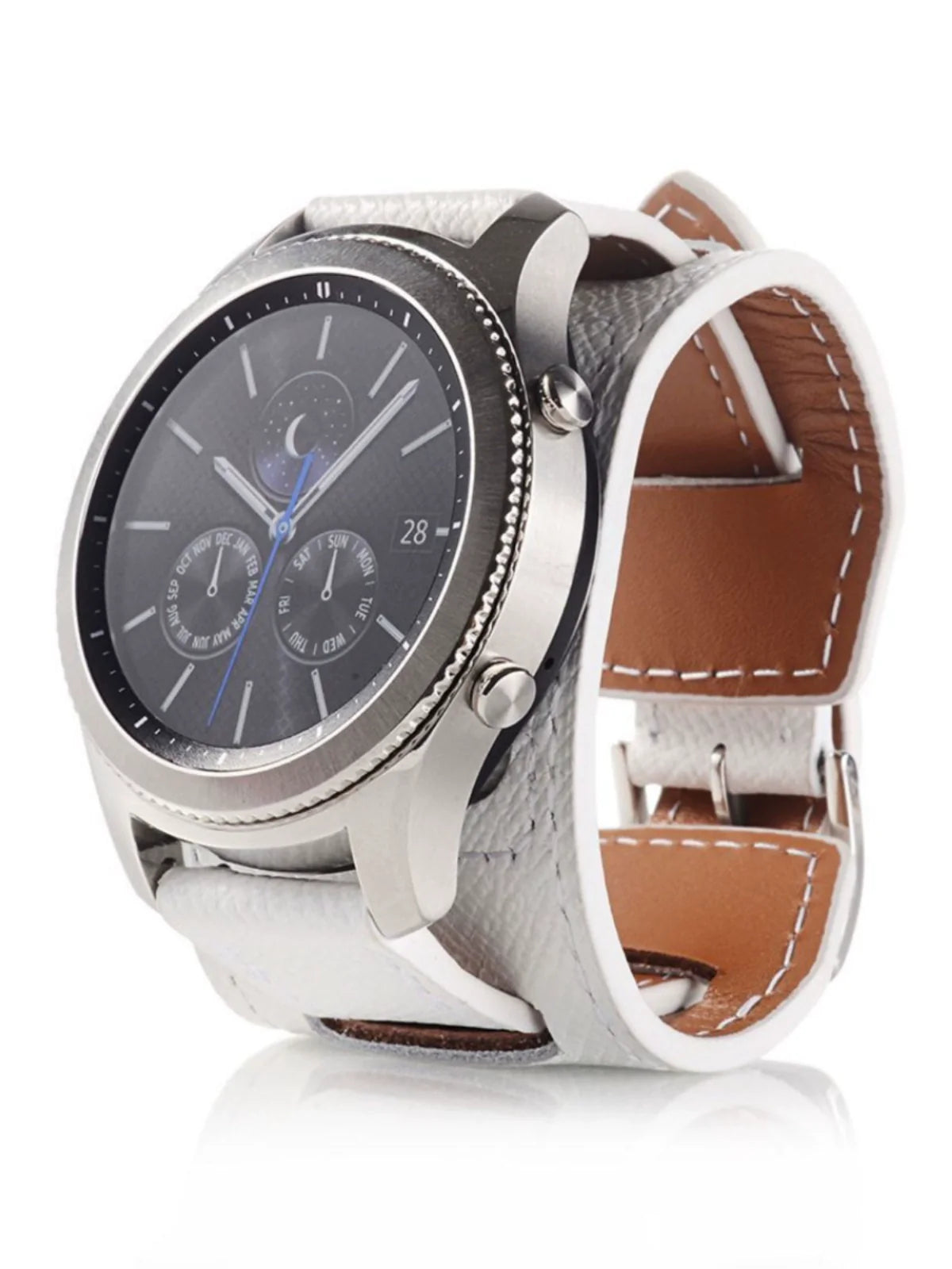 Casezly Leather Bracelet Strap for Samsung Galaxy Watch 5