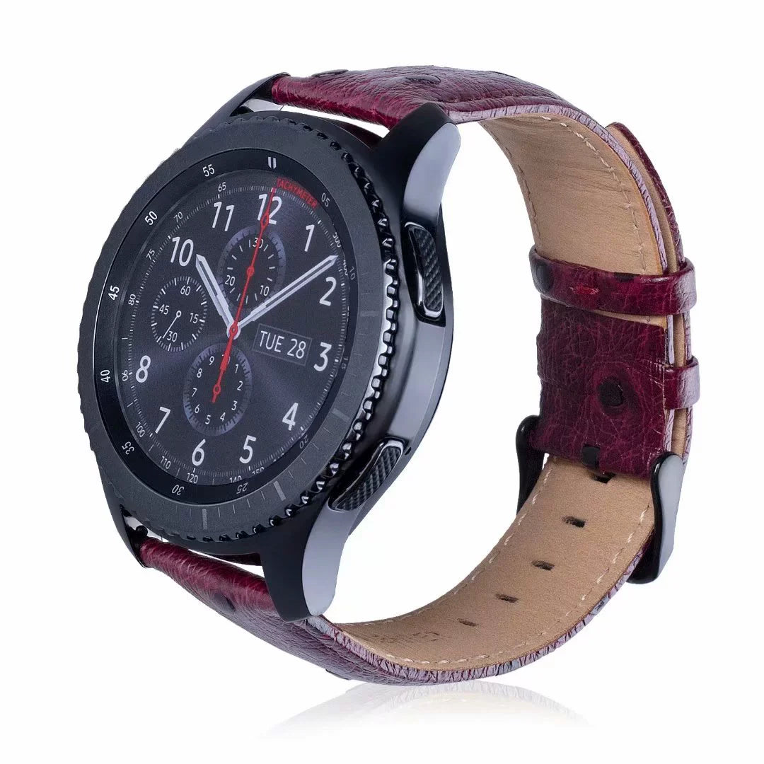 Casezly Stainless Steel & Leather Bands for Samsung Galaxy Watch