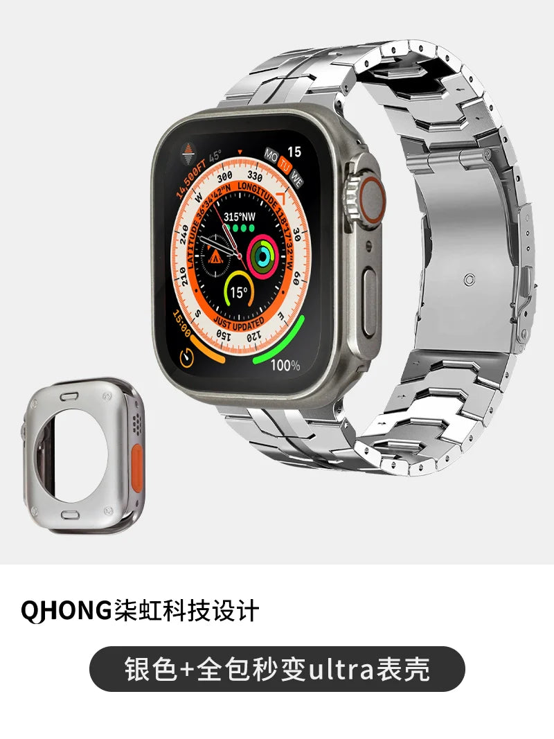 Casezly Titanium Band for Apple Watch - Iron Man Edition