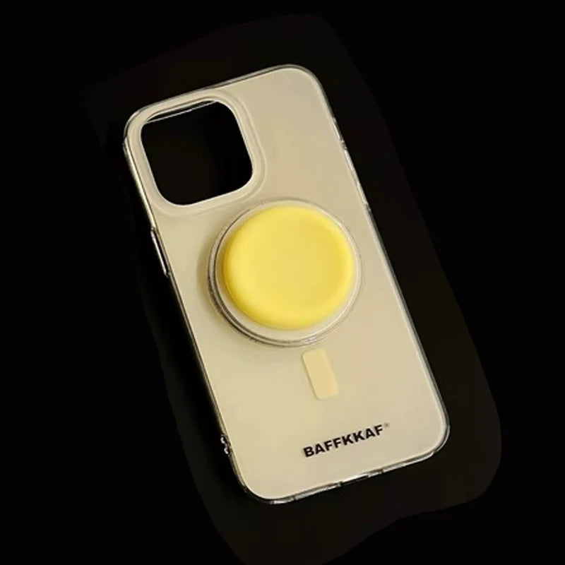 Casezly Ins Macaron Color Magnetic iPhone 15 Pro Max Case with Stand